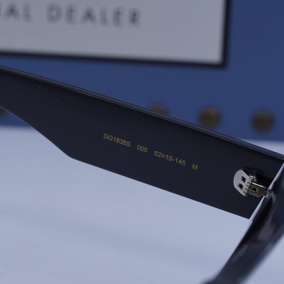 Gucci GG1838S 005 Cat Eye Sunglasses - Shiny Grey - Picture 6 of 10